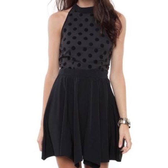 Camilla & Marc | Black Polka Dot Mini Dress - Picture 2 of 16
